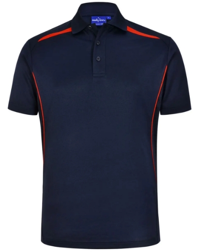 Picture of Winning Spirit, Mens Contrast SS Polo.